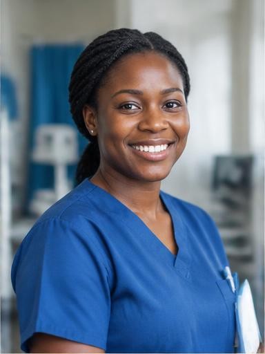 Illustrative portrait representing Registered Nurses; not an identified Impact Life volunteer